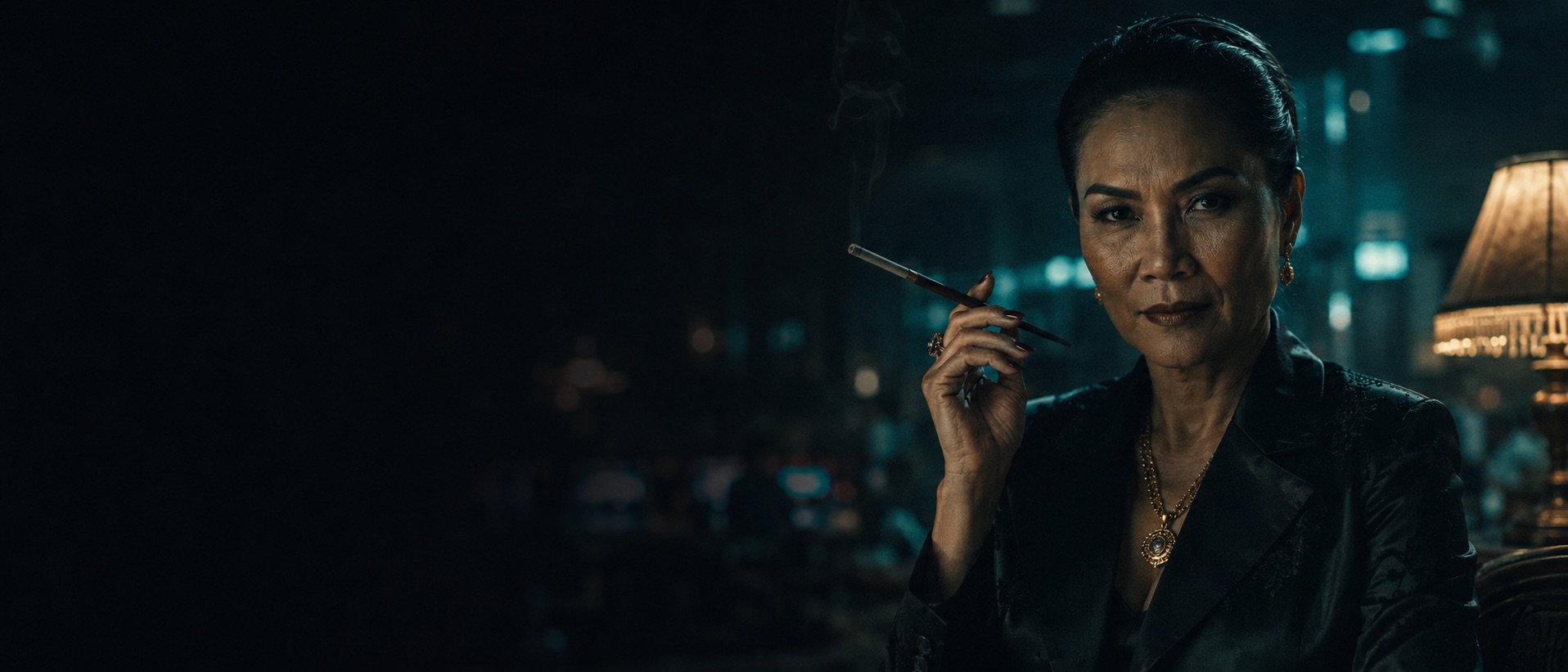 Miss Tonako — crime boss of the underground casino